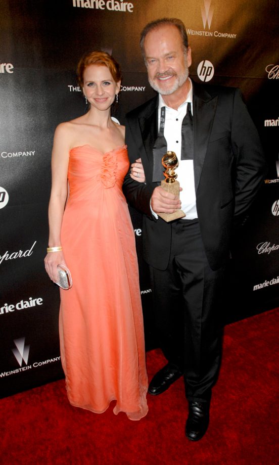 Kelsey Grammer And Kayte Walsh At The Weinstein Golden Globes After Party 2012
