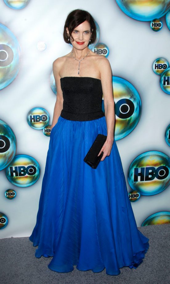 Downton Abbey Star Elizabeth McGovern At The HBO Golden Globes After Party 2012