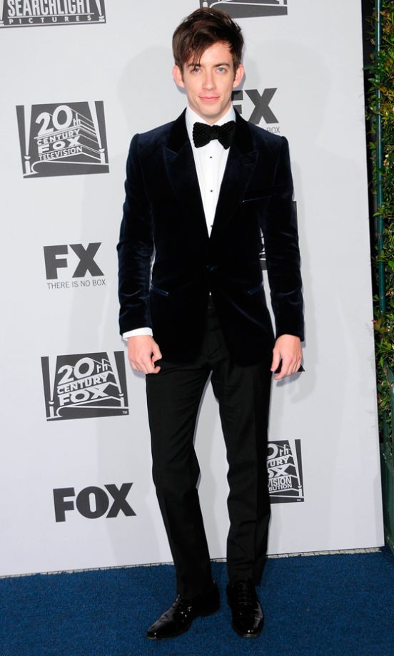 Glee Star Kevin McHale At The Fox Television Golden Globes After Party 2012
