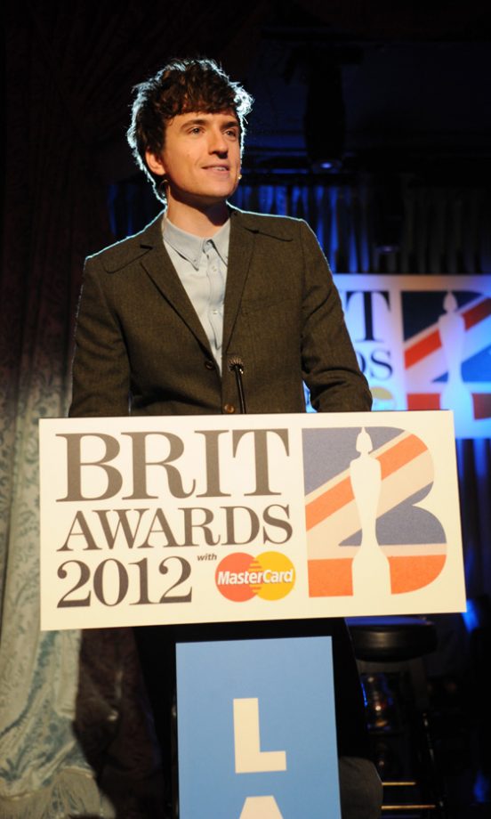 Greg James At The Brit Awards Nominations Party 2012