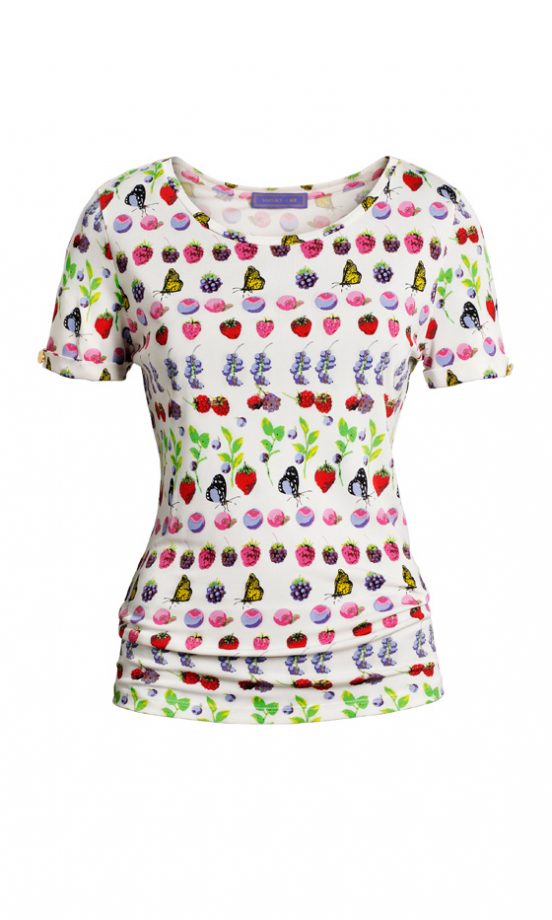 Patterned Top In The Versace For H&M SS12 Women's Collection