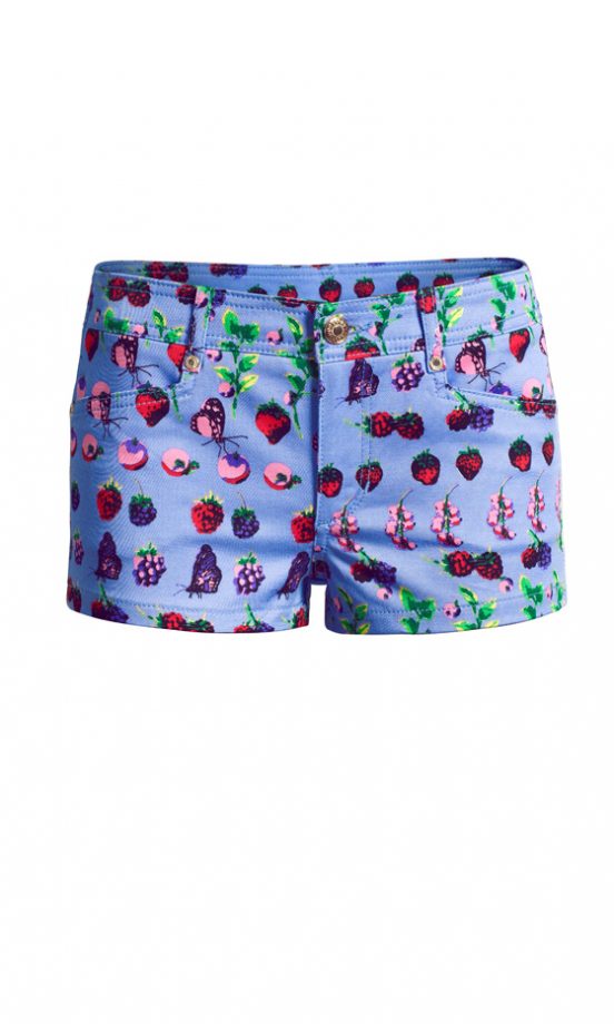 You'll Be Noticed In These Versace For H&M Shorts From The SS12 Women's Collection
