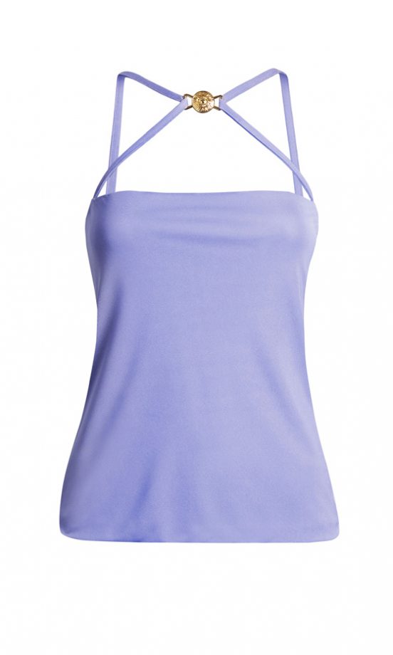 Simple Purple Vest Top In The Versace For H&M SS12 Women's Collection