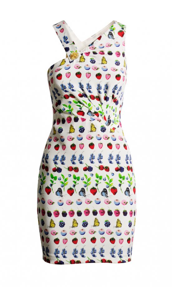 We Love This Asymmetrical Dress In The Versace For H&M SS12 Women's Collection