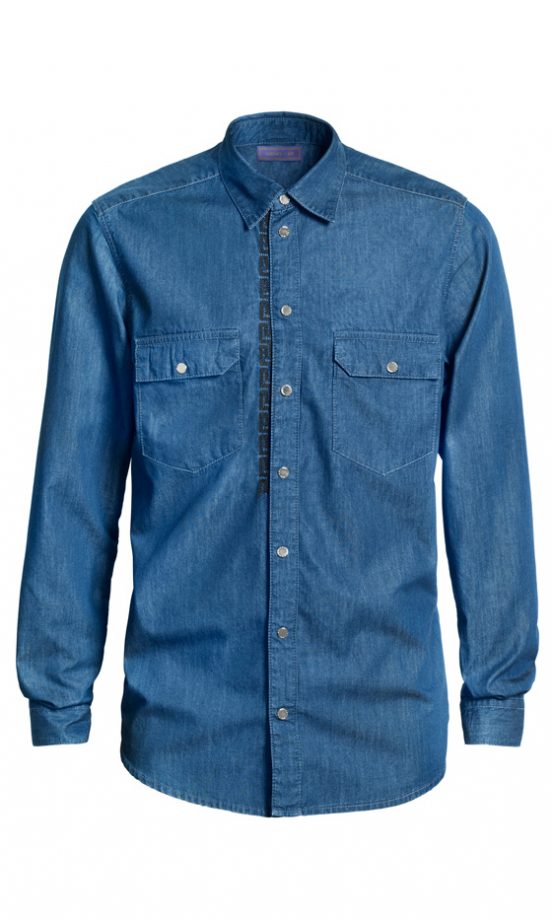 Demin Shirt From The Versace For H&M SS12 Men's Collection