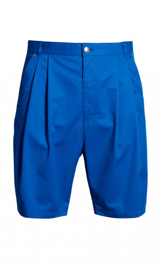 Electric Blue Shorts From The Versace For H&M SS12 Men's Collection