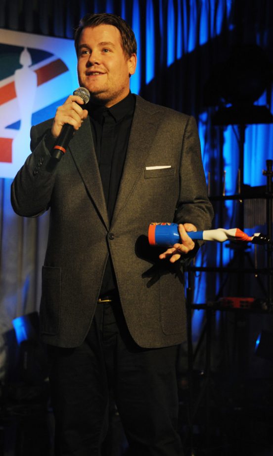 James Corden Looked Super Smart At The Brit Awards Nominations Party 2012