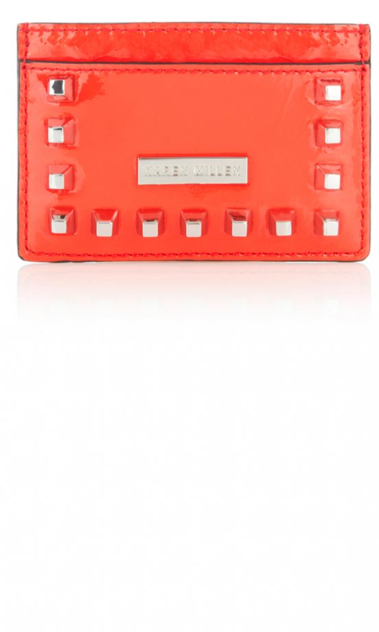 Karen Millen Patent And Stud Card Holder, £30