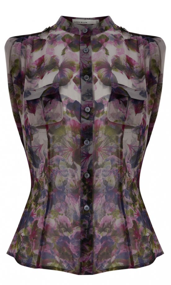 Karen Millen Sheer Shirt, £105