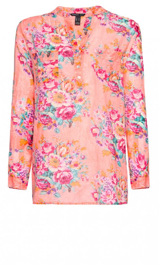 Mango Flower Print Blouse, £22.99