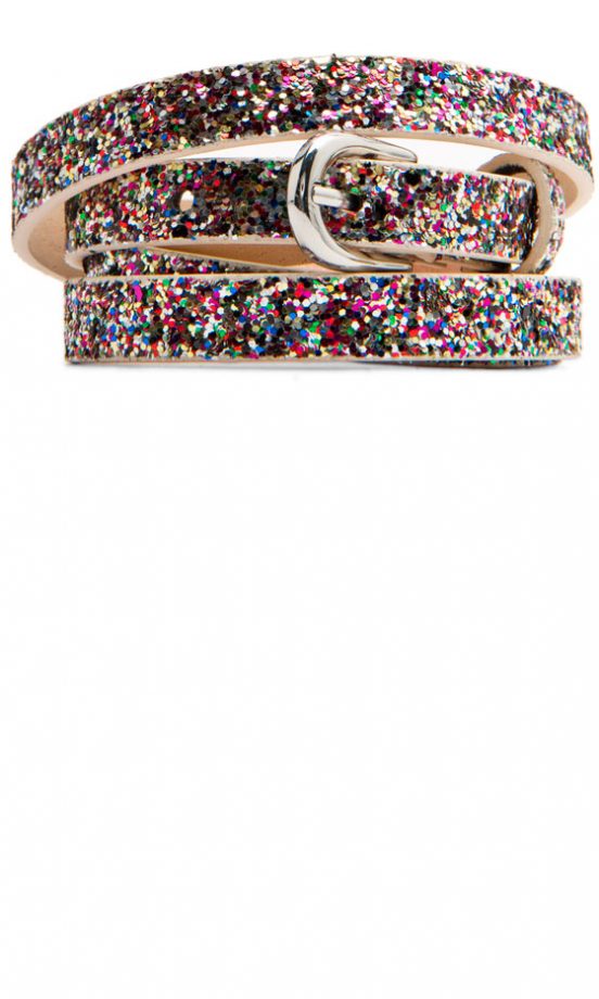 Mango Glitter Thin Belt, £9.99