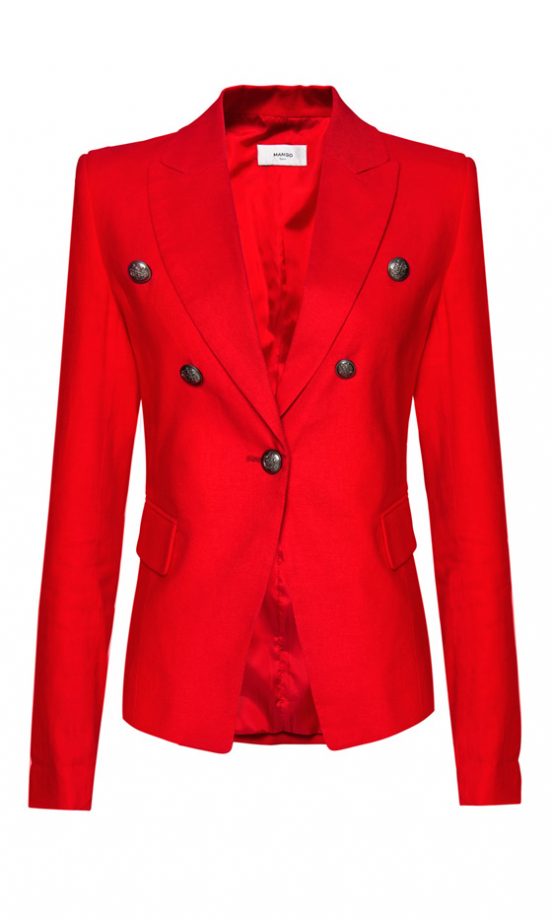 Mango Red Blazer, £44.99