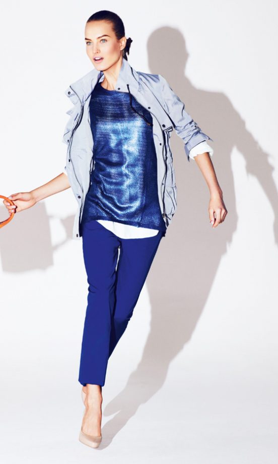 Marks & Spencer SS12 Blue Top And Trousers