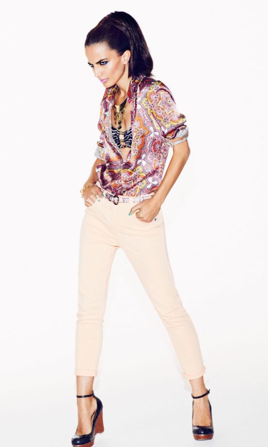 Marks & Spencer SS12 Cream Trousers And Top