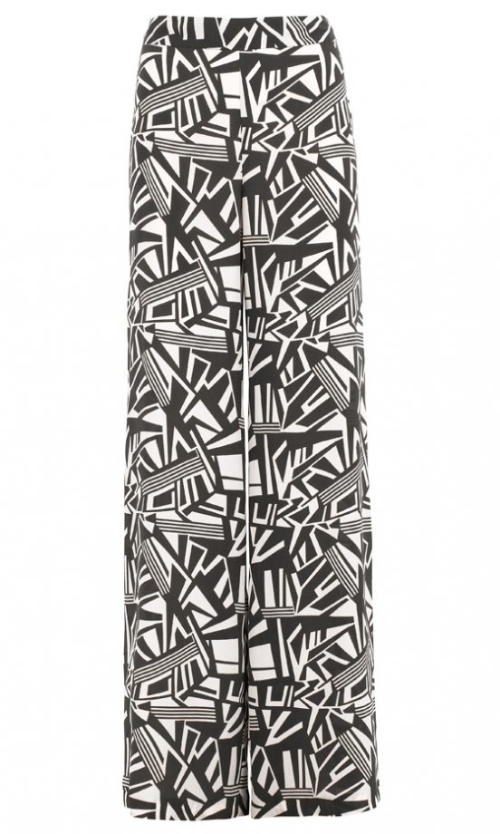Marks & Spencer SS12 Black And White Print Trousers