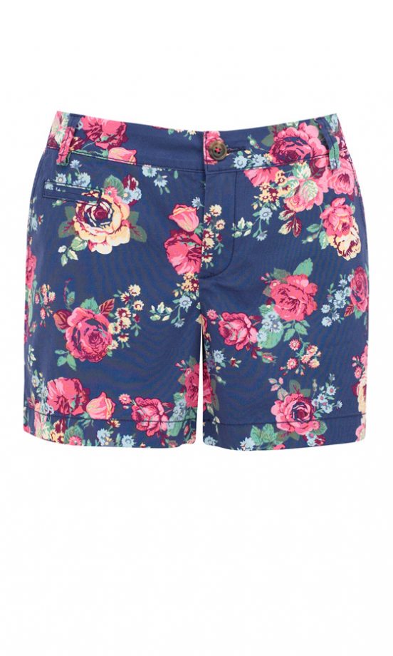 Marks & Spencer SS12 Floral Denim Shorts