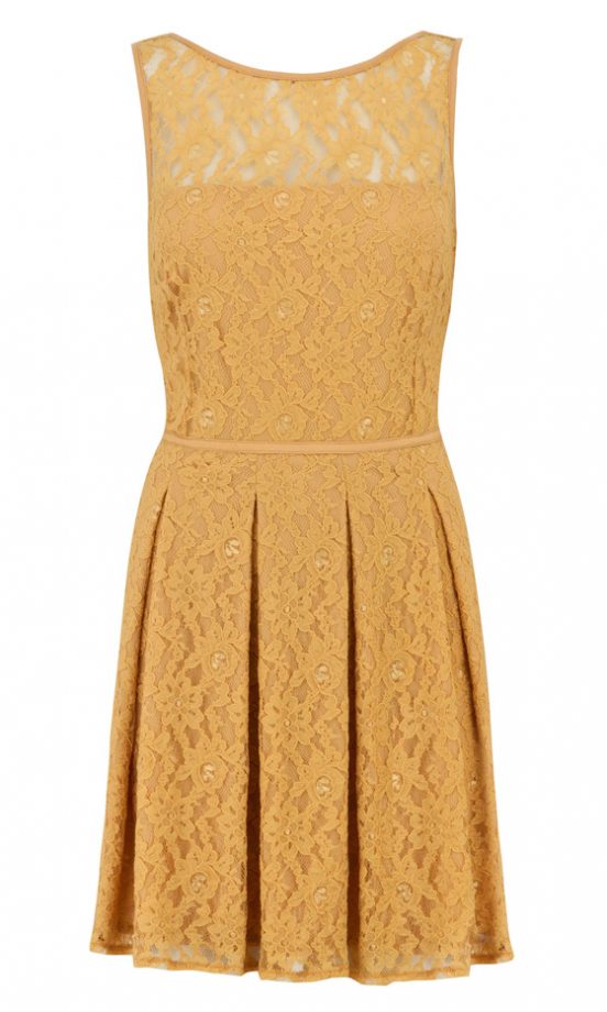 Marks & Spencer SS12 Yellow Lace Dress