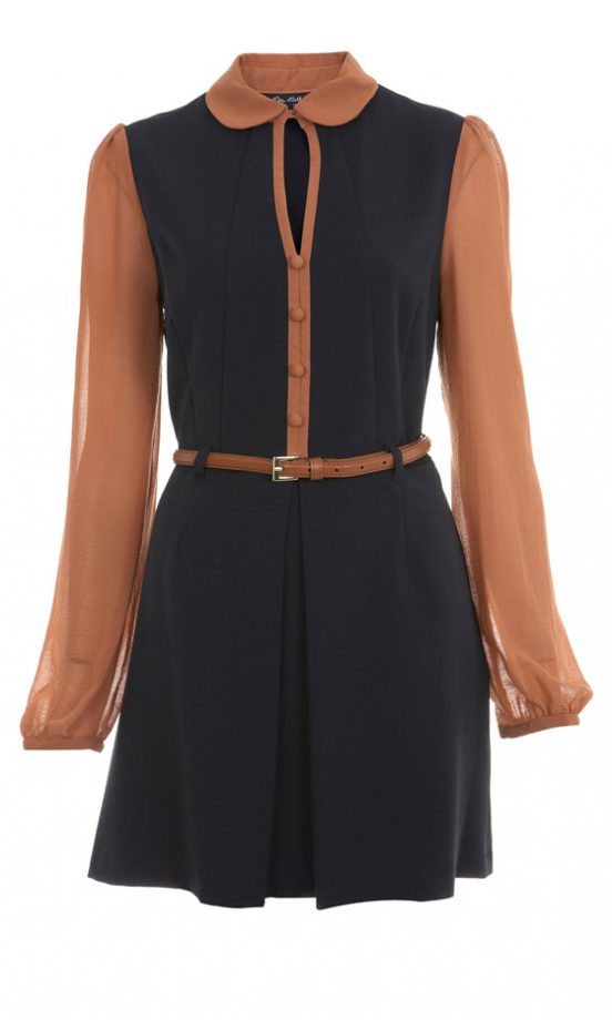 Miss Selfridge Navy Shift Dress, £45