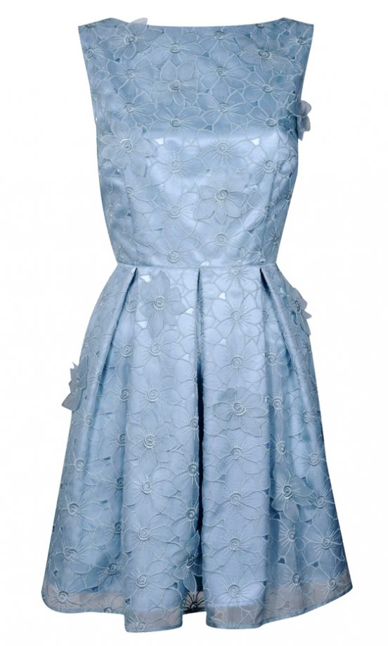 Miss Selfridge SS12 Blue Patterned Dress