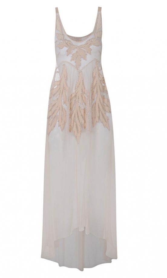 Miss Selfridge SS12 Cream Midi Dress
