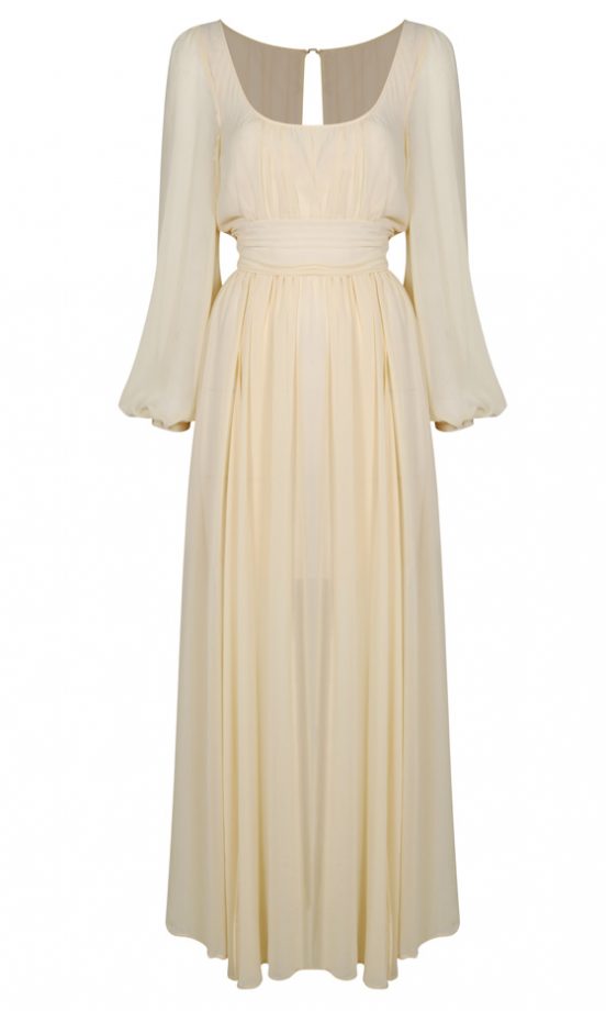 Miss Selfridge SS12 Cream Maxi Dress, £65
