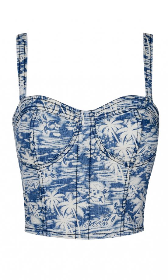 Miss Selfridge SS12 Floral Crop Top