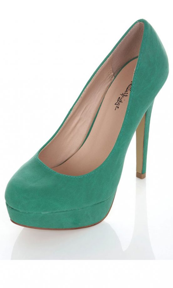 Miss Selfridge Sassy Green High Court Shoe, £42
