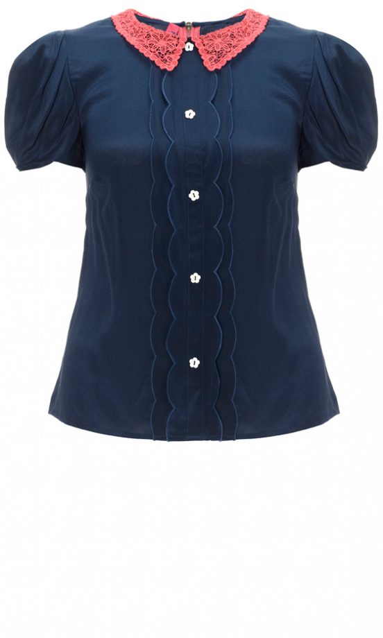 Monsoon Fusion Lace Collar Blouse, £42