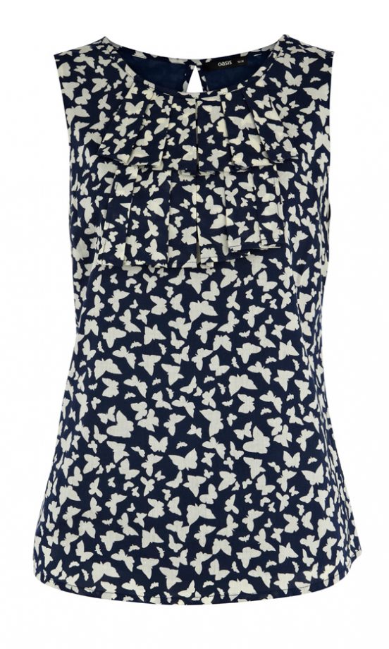 Oasis Cotton Butterfly Top, £35