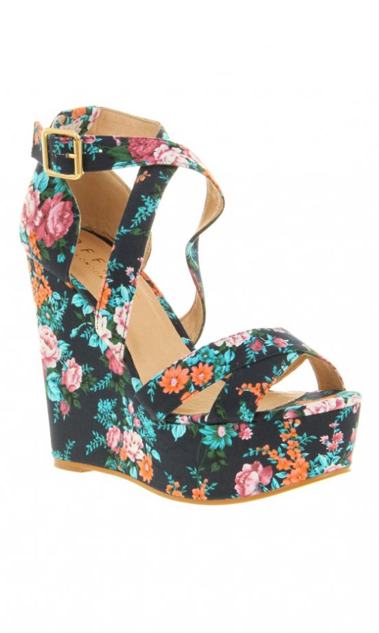 Office Floral Wedges, £65