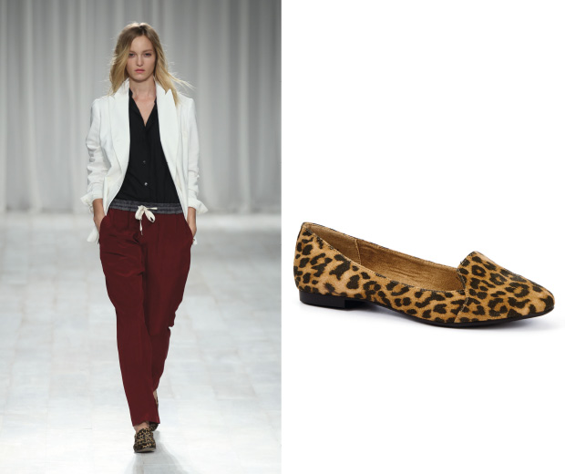 Shop A Get The Look Of Paul Smith's Catwalk Leopard Slippers