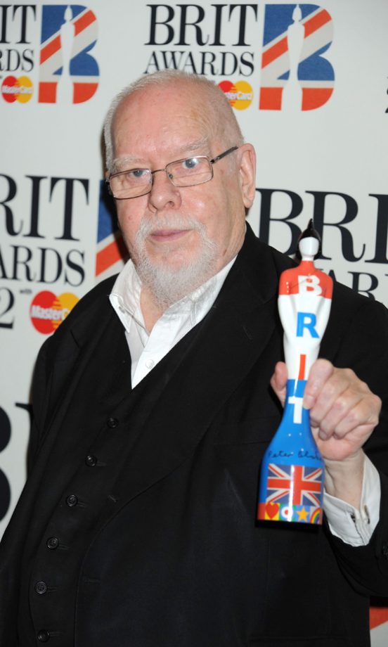 Peter Blake At The Brit Awards Nominations Party 2012