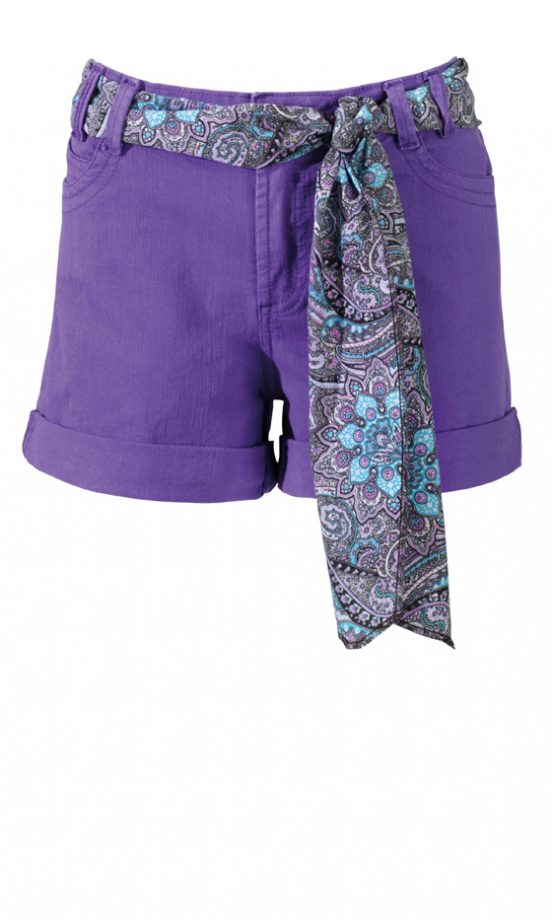 Matalan's SS12 Bright Purple Shorts