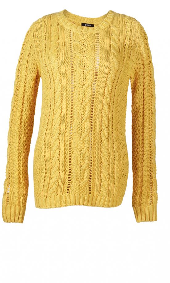 Matalan's SS12 Chunky Knitted Yellow Jumper