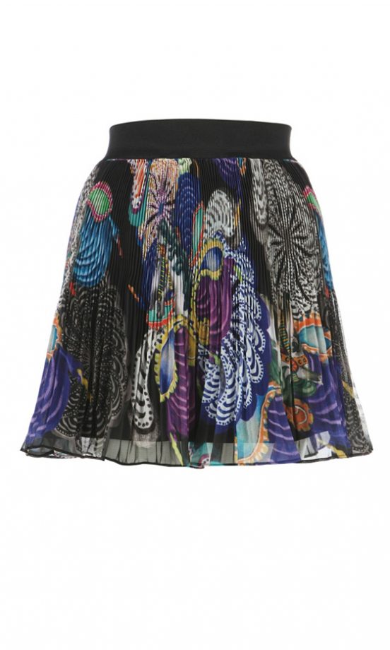 Ted Baker Printed Pleated Skirt, WAS £99, NOW £40