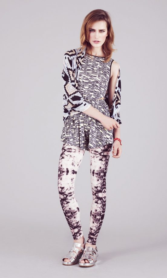 Topshop's SS12 Tunic And Pattern Leggings
