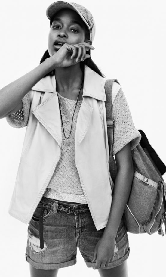 Topshop's SS12 Denim Shorts And Top