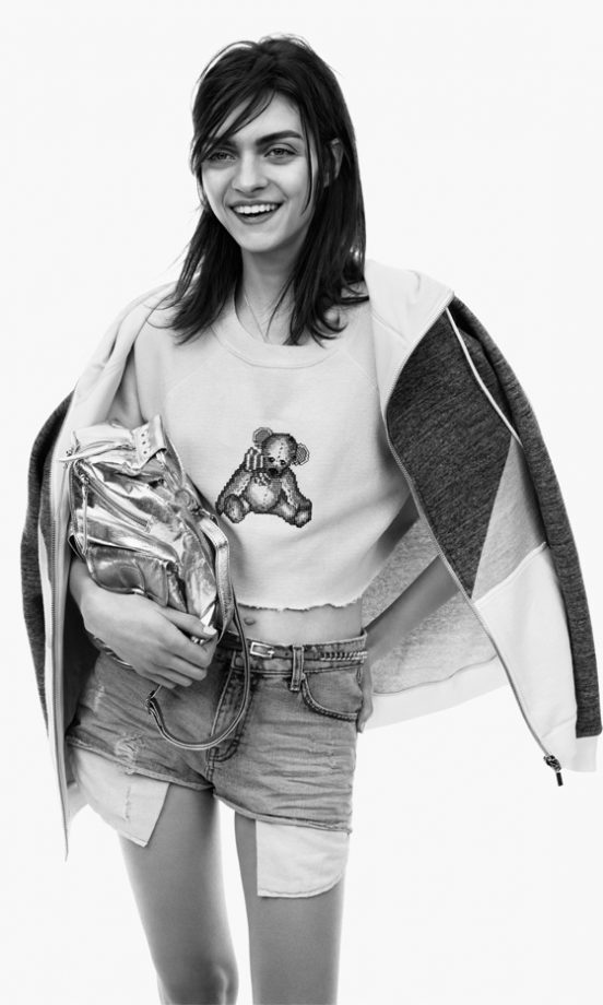 Topshop's SS12 Casual T-Shirt And Denim Shorts