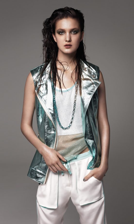 Topshop's SS12 Metallic Jacket And Trousers