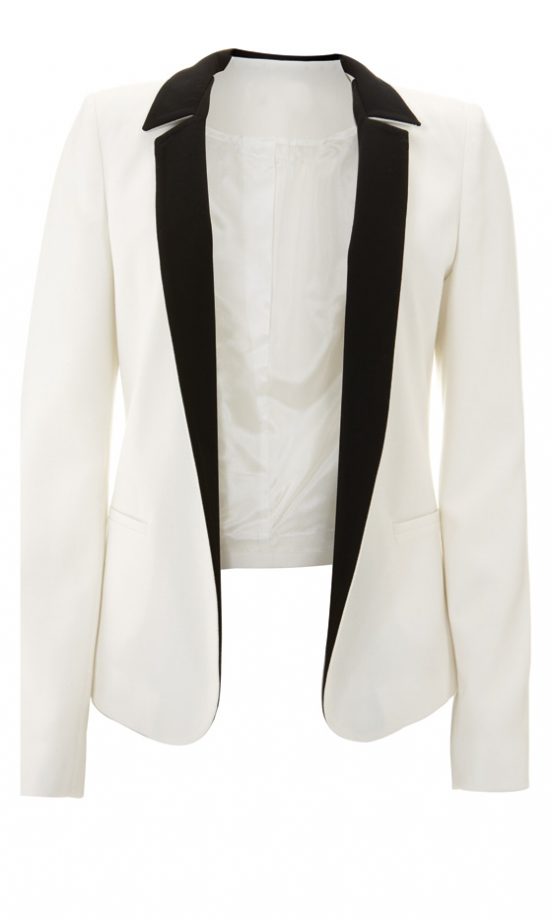 Topshop's SS12 Black And White Suit Jacket
