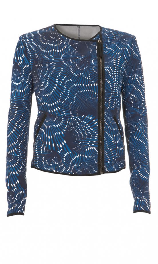 Topshop's SS12 Blue Floral Jacket