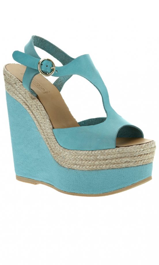 Topshop's SS12 Blue Platforms