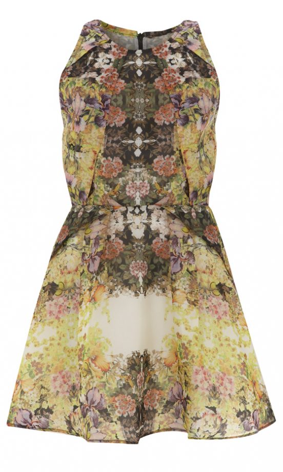 Topshop's SS12 Floral Print Dress