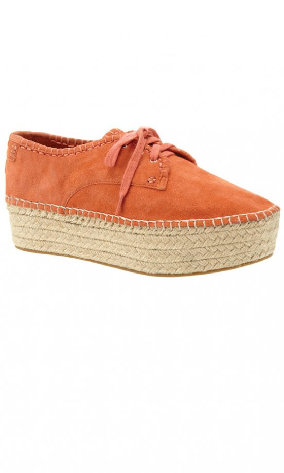 Topshop's SS12 Orange Suede Wedges