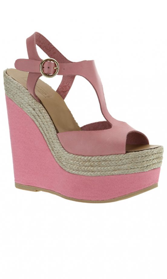 Topshop's SS12 Pink Wedge Platforms