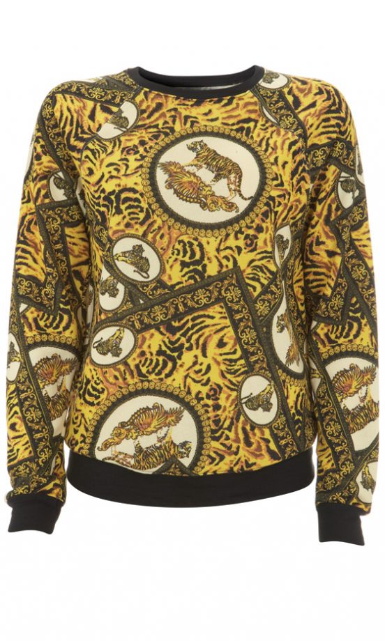 Topshop's SS12 Tiger Print Jumper