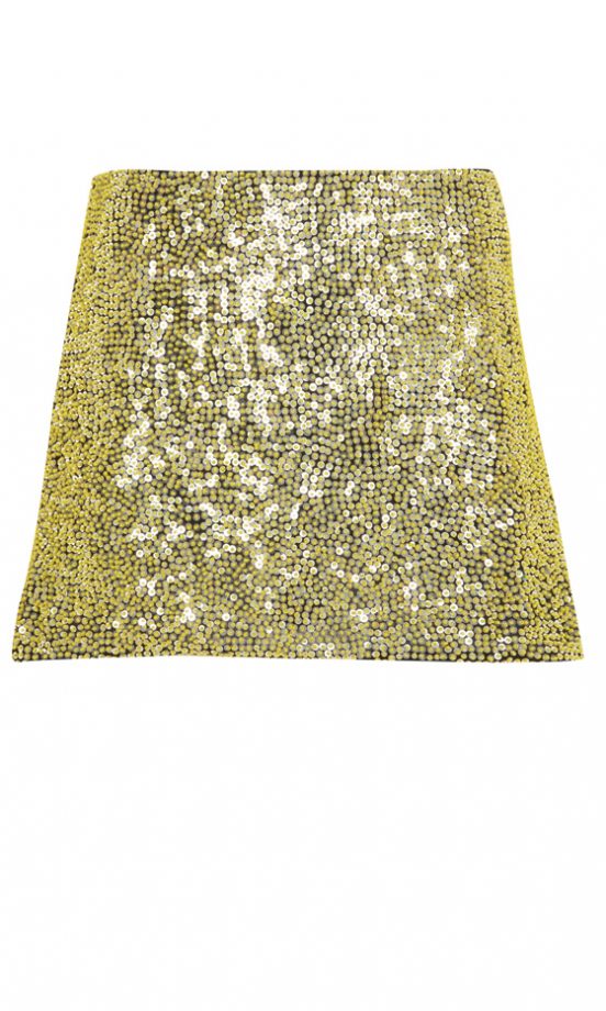 Topshop's SS12 Yellow Sequined Skirt