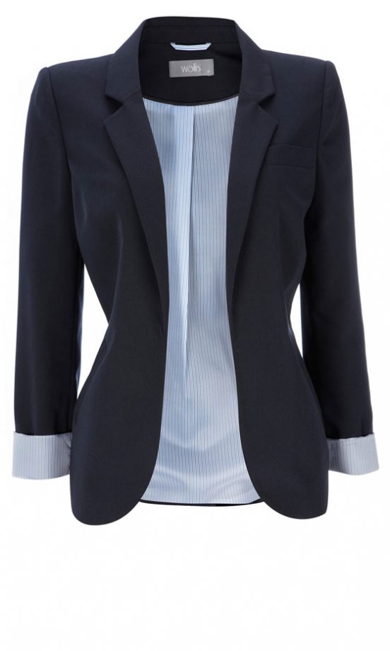 Wallis Navy Edge To Edge Blazer, £49