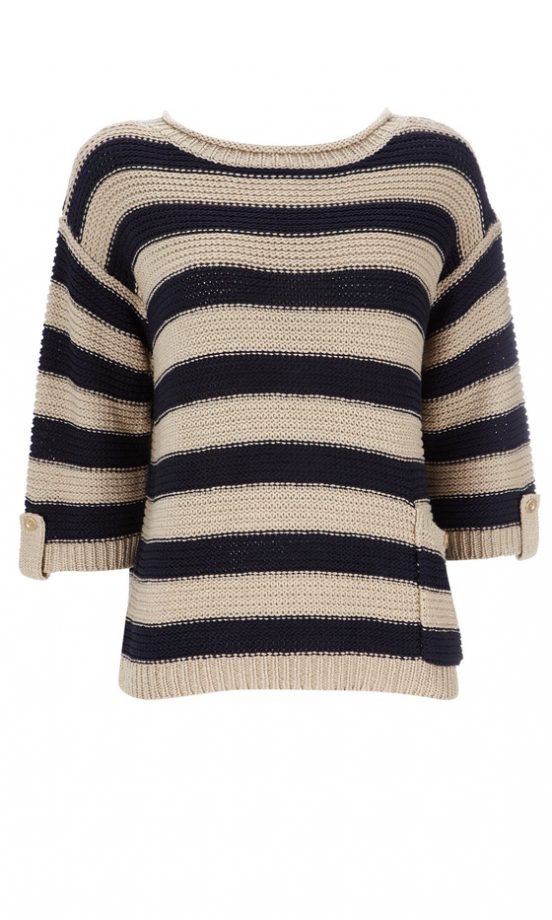 Wallis Navy Stripe Jumper, £35