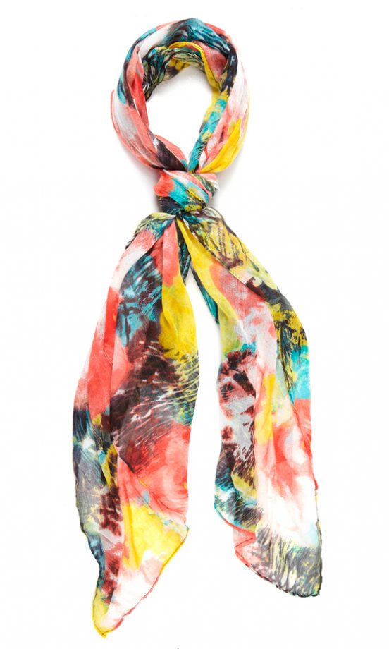 Wallis Watercolour Print Scarf, £16